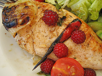 gegrillte Hähnchenbrust