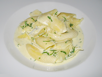 Pasta mit Gorgonzolasauce