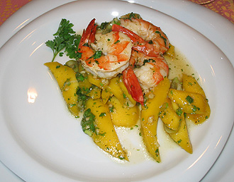 Mango-Scampisalat