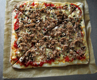 Thunfischpizza
