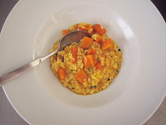 Kürbisrisotto