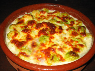 Rosenkohl-Kartoffelgratin