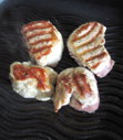Gebratene Schweinefilets